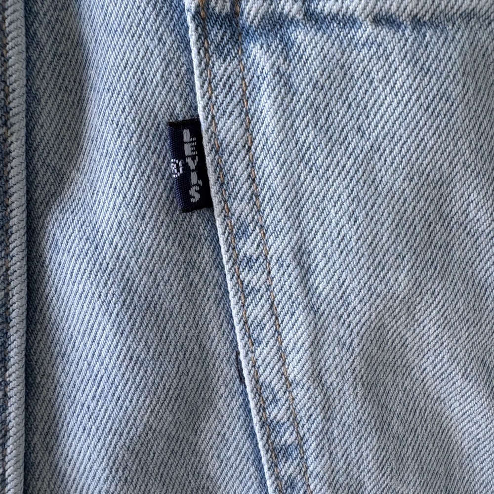 Levi’s Made & Crafted Pleated Column Size 29 High Rise Straight Leg Light Wash - Picture 8 of 16